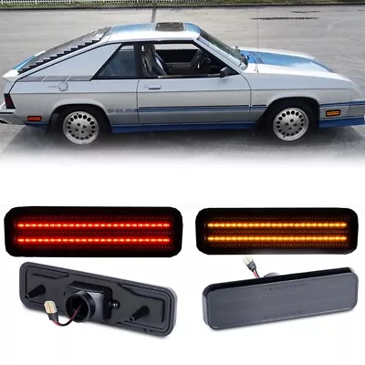 4pcs Front + Rear Side Marker LED Indicator For Plymouth Barracuda Scamp Volare • $58.99