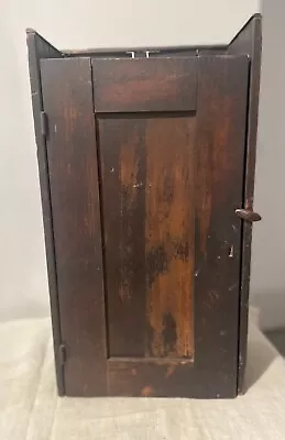 Early Small Brown Hanging Cupboard • $235