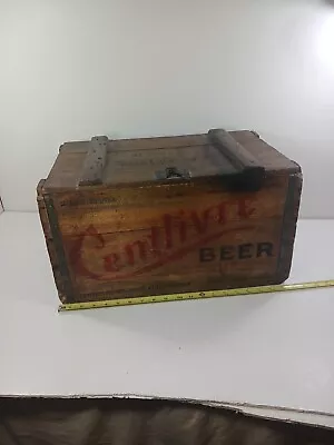 Antique Centlivre Beer Vintage Wooden Beer Crate Fort Wayne Indiana 1935 • $240