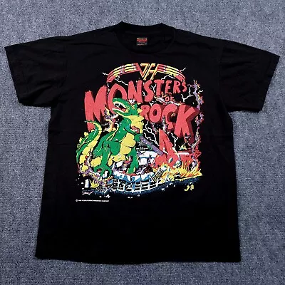 Van Halen Monsters Of Rock T-Shirt LARGE Single Stitch Modern Boot Brockum • $67.50