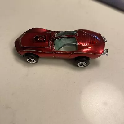 Vintage Johnny Lightning 1969 Red Custom Mako Shark Car Topper Toys Collectible • $48