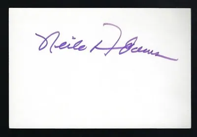 Neile Adams Signed Autograph 4 X6  Card Wife Of Steve McQueen • $19.95
