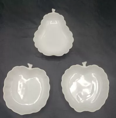 Vintage Set Of 3 Porcelain Fruit-shaped Trinket Candy Nut Dish Ardalt Japan • $8.55