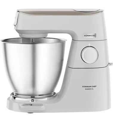 Kenwood KVL65.001WH Chef Stand Mixer With 6.7 Litres Bowl 1200 Watt White • £299.99