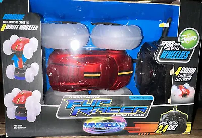 Mindscope Turbo Twister Flip Racer 2-Sided Vehicle Red New • $15