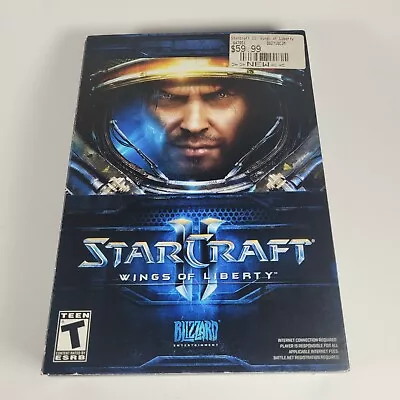 Starcraft II 2 Wings Of Liberty 2010 Blizzard Apple Mac Windows PC Video Game • $6.25