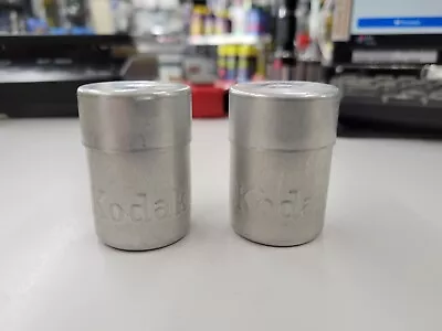 $9.99 • Buy Vintage Metal Kodak Film Canisters. Lot Of Two.
