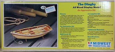 Midwest 950 The Dinghy All Wood Display Model 10” Kit • $19.99