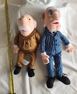 Muppet Vision 3D Statler & Waldorf Plush Doll Set EUC Disney Jim Henson • $39.99