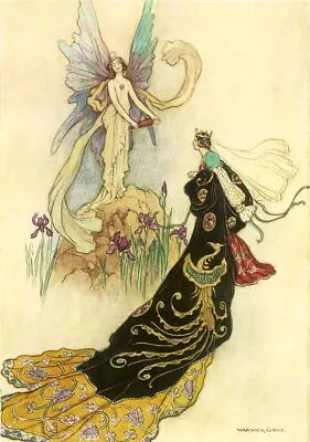 Fairy Book - Warwick Goble 1913 Repro Art Print Poster Picture A3 A4 A5 • £3.99