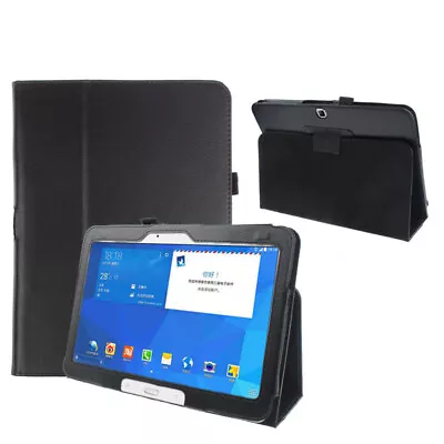 For Samsung Galaxy Tab 4 10.1 Inch SM-T530 Tablet Folio PU Leather Case Cover AU • $20.41