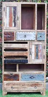 Vintage Timber Retro Display Shelf Filing Cabinet Multi-Drawer Storage  • $1080