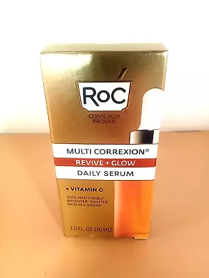 Roc Multi Correxion Revive + Glow Daily Serum + Vitamin C 1 Oz/30ml    #87 • $14
