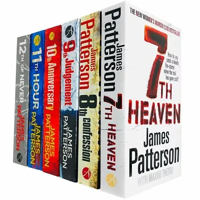 James Patterson Women’s Murder Club Series Books 7 - 12 Collection Set • $36.69