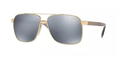 Versace VE2174 Sunglasses 1002Z3-59  Grey Mirror Silver Polarized Sunglasses • $134.99
