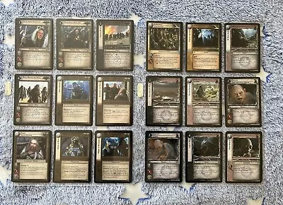 LORD OF THE RINGS CCG ~ Battle Of Helm’s Deep ~ Full Set Of 128 Cards [2003] • £129.99