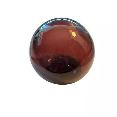 Pilgrim Glass Amethyst Purple Round Glass Sphere | Hand Made | Antique • $34.99