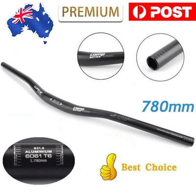 $19.79 • Buy MTB Mountain Road Bike Bicycle Riser Bar Handlebar 31.8*780mm Aluminium Alloy
