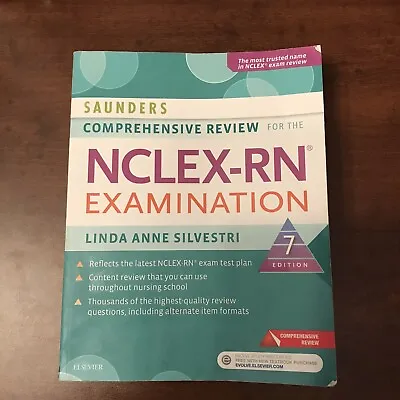$28.99 • Buy Saunders Comprehensive Review For The Nclex-Rn Examination - Linda Silvestri 