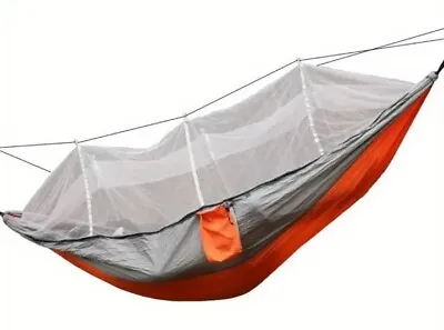 Outdoor Camping Hammock Tent With Mosquito Net Hiking Hanging Bed • £15