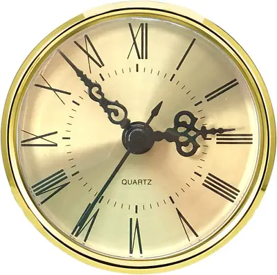 Mini Quartz Clock Insert 2.8 Inch (70 Mm) Round Quartz Movement Miniature Clock • $12.44