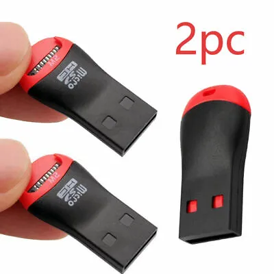 2PCS Memory Card Reader Adapters To USB 2.0 Adapter For Micro SD SDHC SDXC TF • $2.17