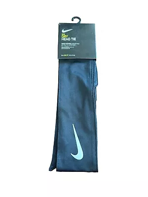 Nike DRI FIT Head Tie Headband Flags Swoosh Tennis Badminton Adjustable New • $15.99