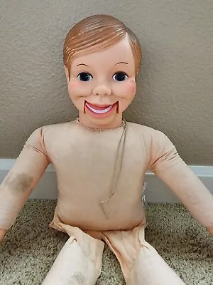 VINTAGE WILLIE TALK VENTRILOQUIST HORSMAN DOLL 23 - Pull String Mouth 1970s  • $63.99