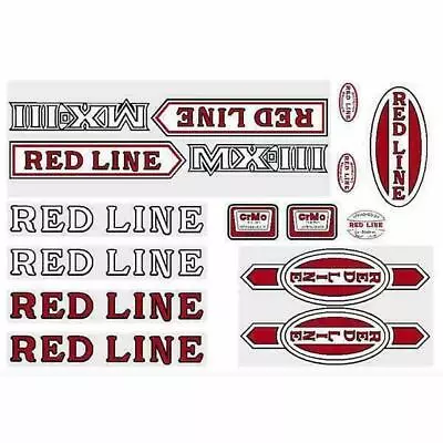 Redline MXIII Early Font Decal Set - Old School Bmx • $60.50