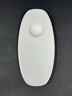 Villeroy & Boch Affinity White Egg Cup Plate Made In Germany New NWT • $18.88