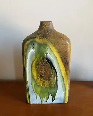 Marcello Fantoni Master Ceramist Original Art Pottery Muli-Color Vase 15.5” • $1750