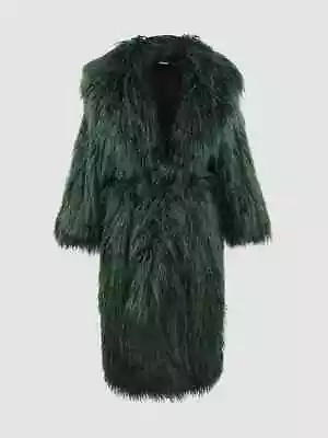 Winter Furry And Fluffy Thick Fashionable Artificial Mongolian Lamb Fur Coat • $181.89