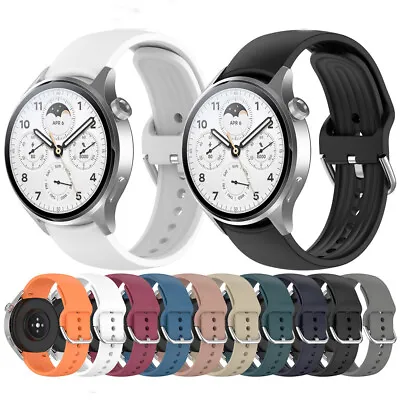 22mm Silicone Band Strap Replacement For Xiaomi Watch S1 Pro S1 Active Color 2 • £5.63