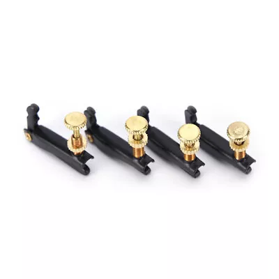 4X Musical Instruments Metal Tone Fine Tuner Adjuster For 4/4 3/4 Violin Bl“ ❤TH • $7.36