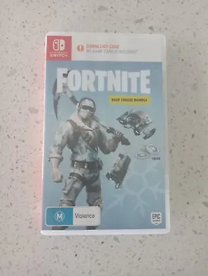 Fortnite Deep Freeze Bundle Nintendo Switch Case Code Used • $65