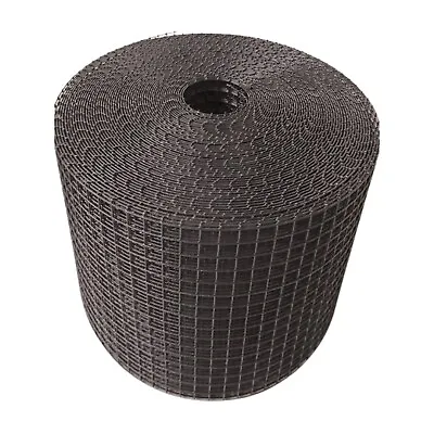 30m Roll Solar Panel Wire Mesh BLACK PVC Coated Galvanised Pigeon Proofing • £39.95