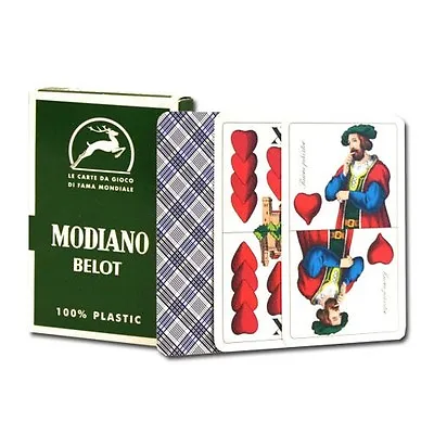 Modiano Belot Italian Deck 100% Plastic Playing Cards • $18.99