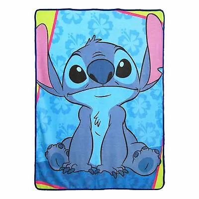 $31.99 • Buy Lilo & Stitch Disney Stitch Bad But Cute Soft Plush Blanket Warm 46  X 60''