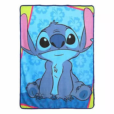 $31.99 • Buy Lilo & Stitch Disney Stitch Bad But Cute Soft Plush Blanket Warm 46  X 60''