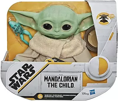 Star Wars Mandalorian The Child  Baby Yoda  Talking Plush Toy • £15.49
