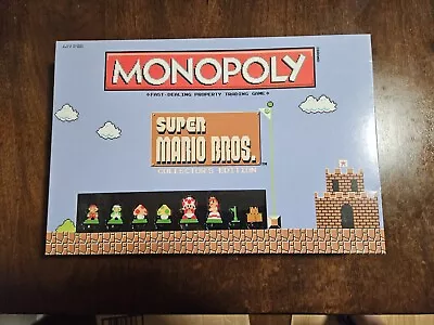 Hasbro Monopoly Super Mario Bros COLLECTORS EDITION 2017 • $30