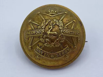 WW1 Sherwood Foresters Nottinghamshire And Derbyshire Regiment Sweetheart Badge • $18.94
