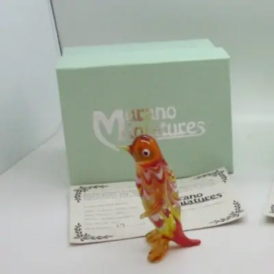 1999 Murano Miniatures Andrea Lamberti Fenicio Art Glass Penguin Figurine LE COA • $29