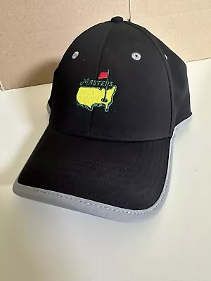 The Masters American Needle Hat Cap Black With Grey Trim Adjustable Adult • $5