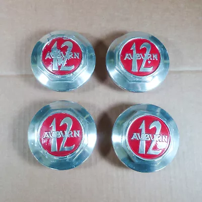 4 1930's Auburn 12 Wheel Covers / Hubcaps Hub Cap Vintage Boattail Speedster ? • $95