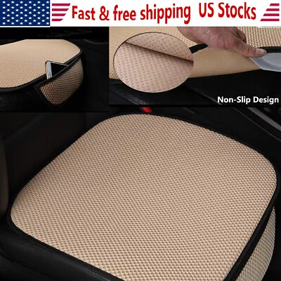 Breathable Four Seasons Car Seat Covers Seat Cushion 1x Front For Volkswagen VW • $17.70