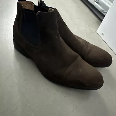 H&M Men's Brown Ankle Boots Size 10 “Suede” • $12