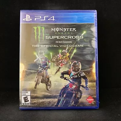 Monster Energy Supercross - The Official Videogame (PS4 / Playstation 4) • $23.95