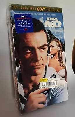 Dr. No (VHS 2000) New Factory Sealed • $4.95
