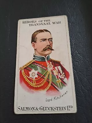 (b137) Salmon & Gluckstein - Heroes Of The Transvaal War - Lord Kitchener • £3